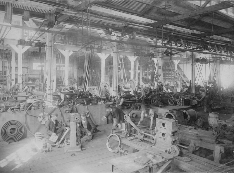 CSR Refinery, Fitters' Workshop, circa 1907