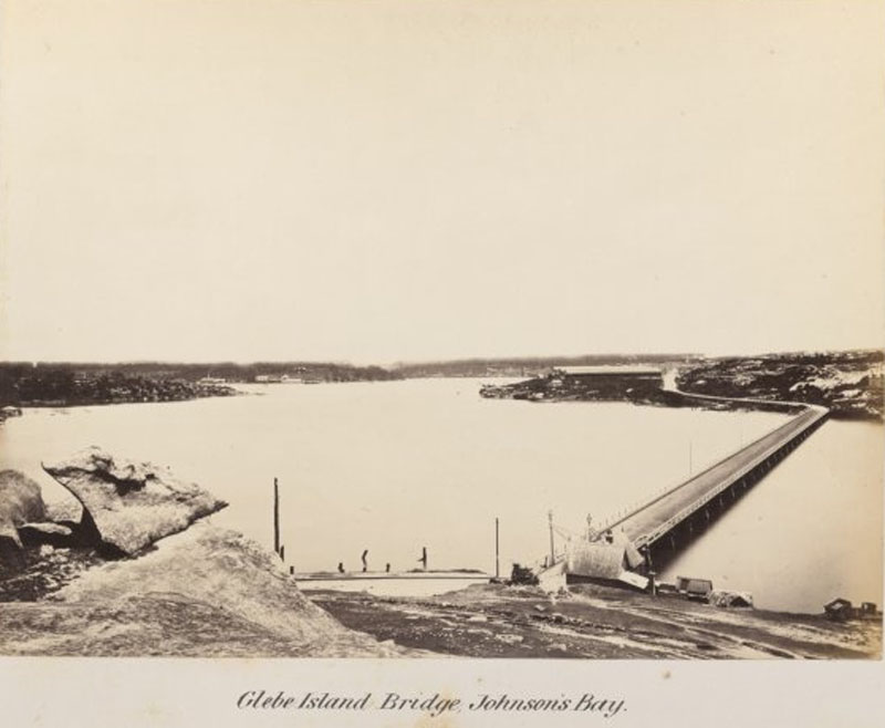 Glebe Island Bridge 1878