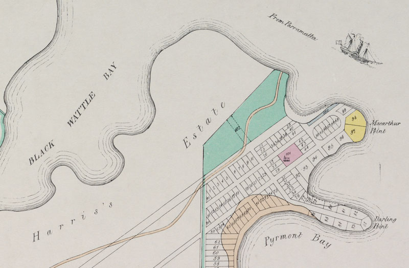 Pyrmont Point 1836
