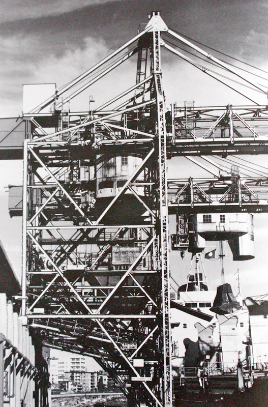 Mark Johnson, Sugar cranes, from CSR Pyrmont Refinery Centenary 1978 Photography Project.