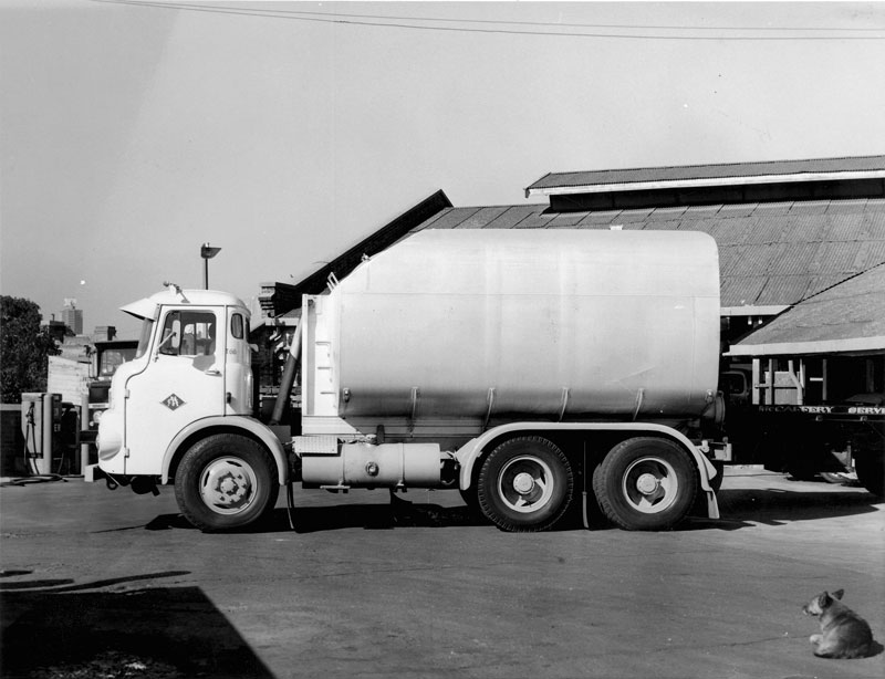 Delivery truck, circa 1960