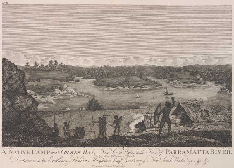 A Native camp near Cockle Bay, Sydney 1812