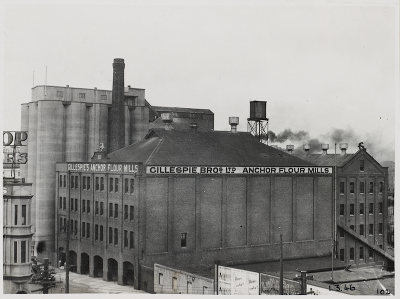 Gillespie Bros Ltd Anchor Flour Mills, in Photographic views of Sydney: City Council