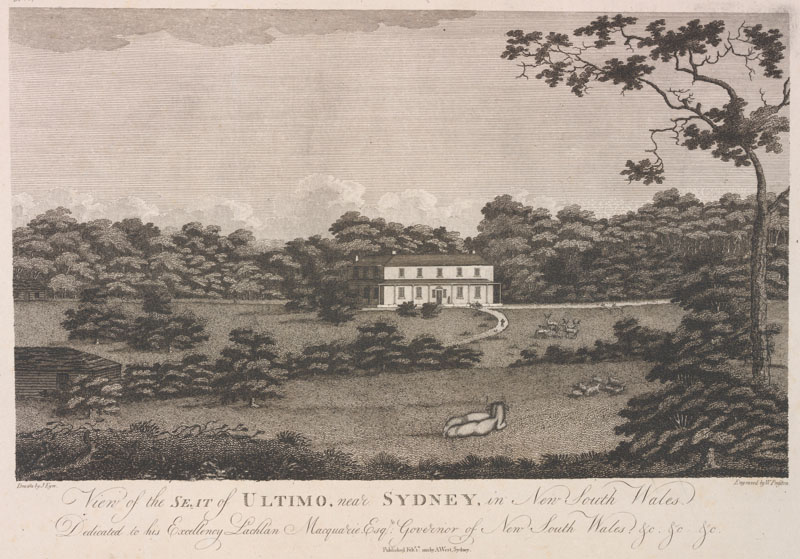 View of the seat of Ultimo, near Sydney, in New South Wales